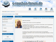 Tablet Screenshot of e-rauchen-forum.eu